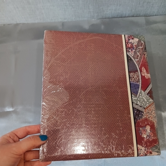 VTG Photograph Scrapbook Album Multicolored Cover 80 pgs memento memory Granny - Picture 6 of 8